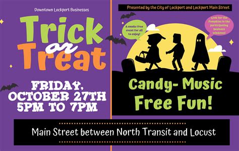 lockport trick or treating 2023|lockport trick or treating hours.